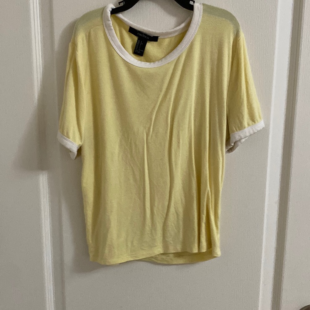 Yellow tee
